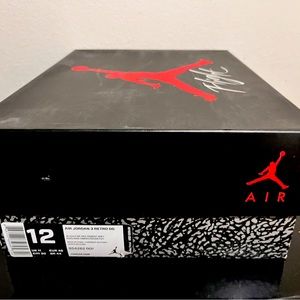 Jordan 3 retro OG BOX ONLY!